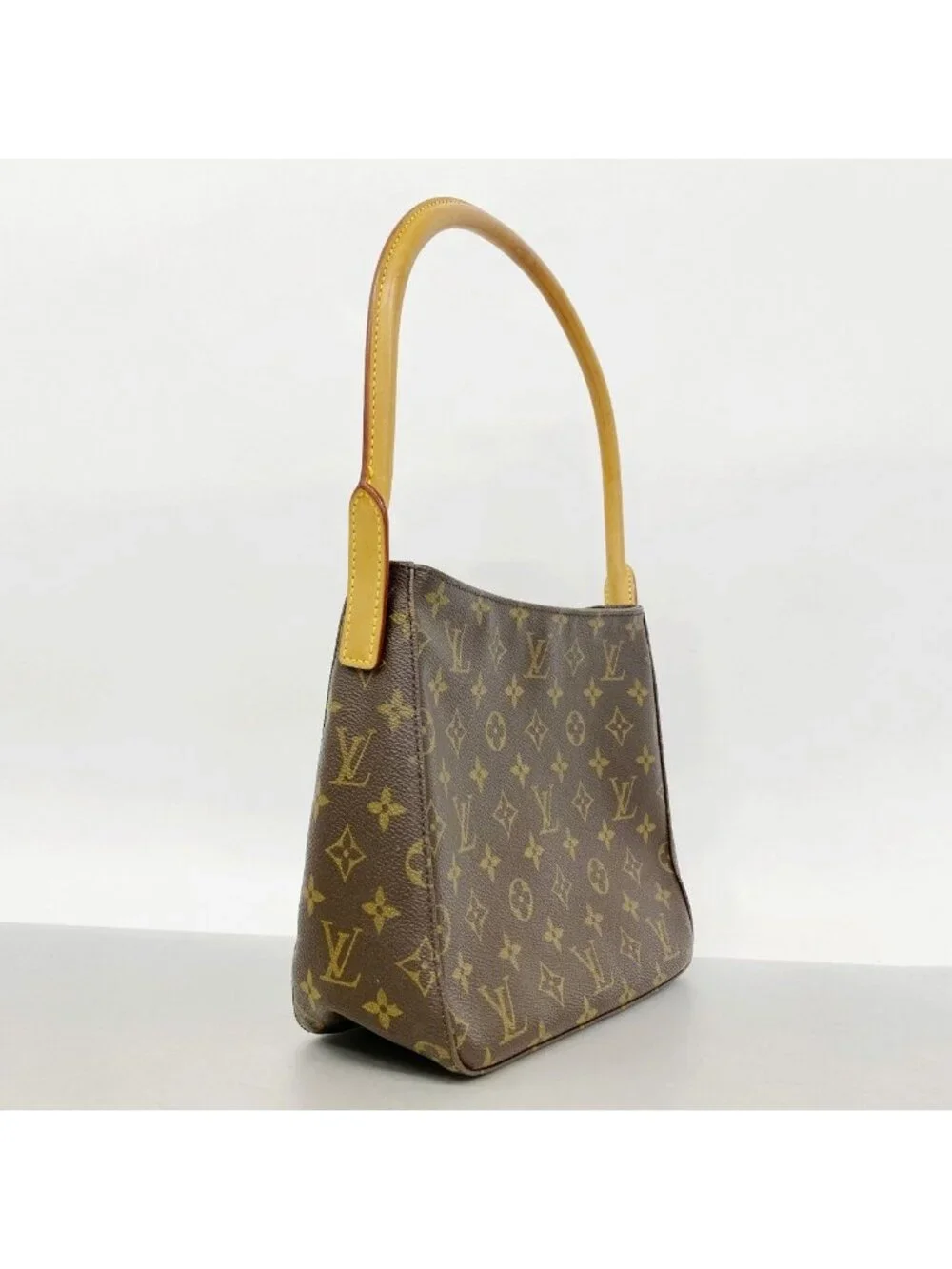 Louis Vuitton Shoulder Bag Monogram Looping MM Brown